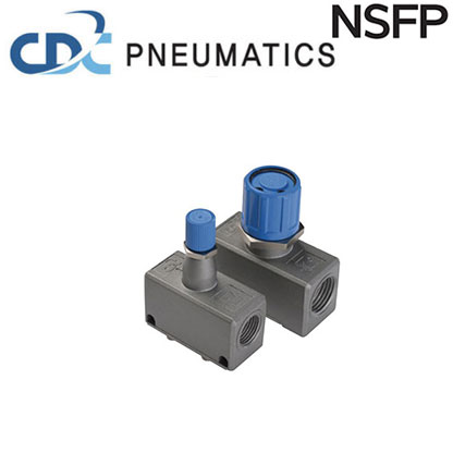 IN-LINE SPEED CONTROLLERS WITH EXHAUST VALVE "CDC" MODEL : NSFP