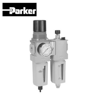 "PARKER" Filter Regulator + Lubricator, 5micron, P31CA / P32CA / P33CA Series
