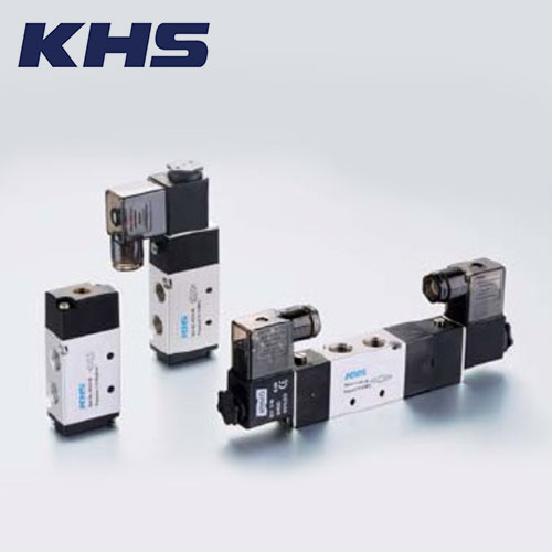 "KHS" 5/2, 5/3 Solenoid valve, 4V100 / 4V200 / 4V300 / 4V400 Series - Image 2