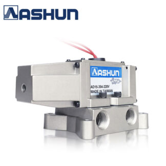 "ASHUN" 5/2, 5/3 Derectional magnetic valve (Metal seal), AD15 / AD25 / AD35 Series