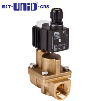 "UNI-D" 2/2 Brass Solenoid valve, Explosion Proof, Normally closed (N.C.), PKS Series