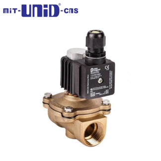 "UNI-D" 2/2 Brass Solenoid valve , Explosion Proof, Normally closed (N.C.), PKW Series