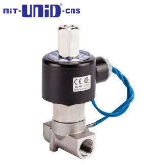 "UNI-D" 2/2 Stainless Solenoid valve , Normally open (N.O.), SUS-NO Series