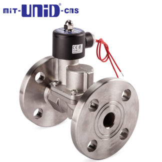 "UNI-D" 2/2 Stainless Solenoid valve , Flang JIS 10K , Normally closed (N.C.), SUSF Series