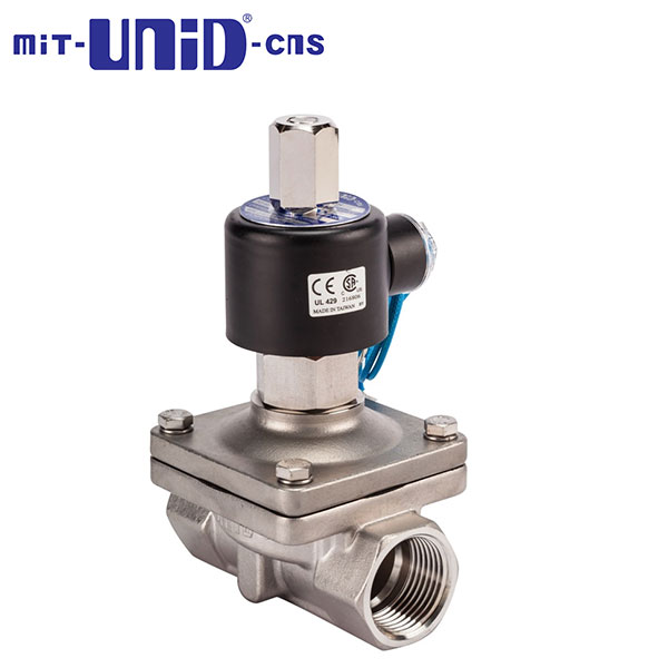 "UNI-D" 2/2 Stainless Solenoid valve, Normally open (N.O.), SUW-NO Series