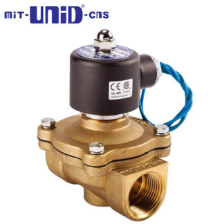 "UNI-D" 2/2 Brass Solenoid valve , Normally closed (N.C), UV Series