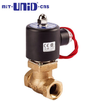"UNI-D" 2/2 Brass Solenoid valve , Normally closed (N.C.), USS Series
