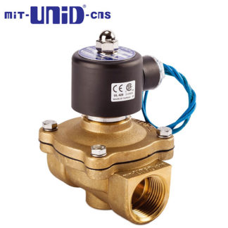 "UNI-D" 2/2 Brass Solenoid valve , Normally closed (N.C.), UG Series
