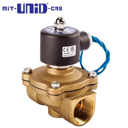 "UNI-D" 2/2 Brass Solenoid valve , Normally closed (N.C.), UG Series