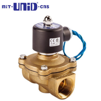 "UNI-D" 2/2 Brass Solenoid valve , Normally closed (N.C.), Diaphragm seal, UW Series
