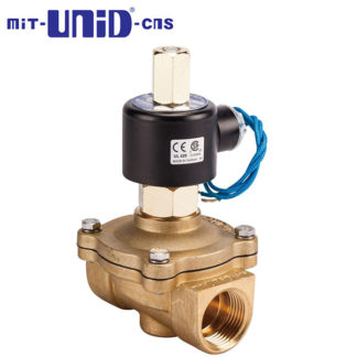 "UNI-D" 2/2 Brass Solenoid valve , Normally open (N.O.), UW-NO Series