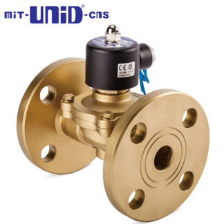"UNI-D" 2/2 Brass Solenoid valve , Flang JIS10K , Normally closed (N.C.), UWF Series