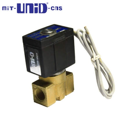 "UNI-D" 2/2 , 3/2 Brass Solenoid valve , Normally closed (N.C.), Diect action, UZ Series - Image 2