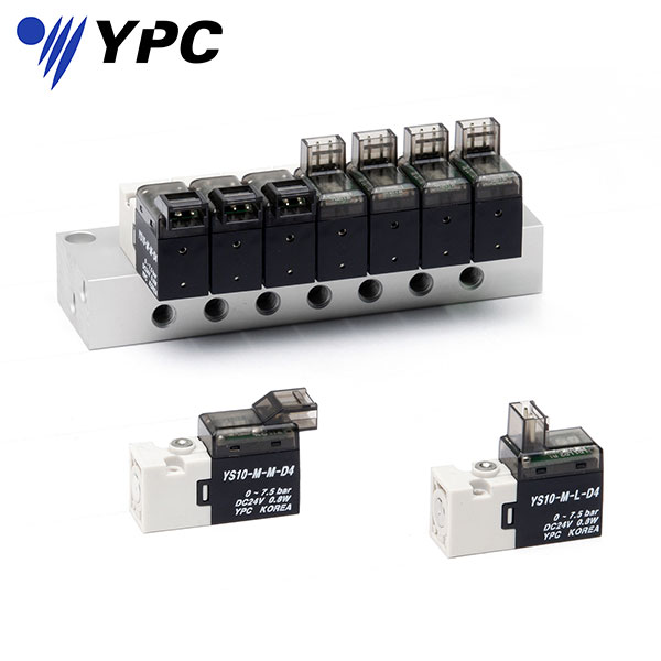 "YPC" 3/2 Way 10mm, Direct acting, Solenoid valve Pico, Manifold type, YS10 Series