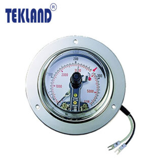 "TEKLAND" Pressure gauge W/Electrical contacts DU-H Type