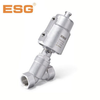 “ESG”<br>ANGLE VALVE STAINLESS<br>SINGLE ACTING,<br>NORMALLY CLOSED<br>ENTER ABOVE SEAT<br>JF (100) SERIES