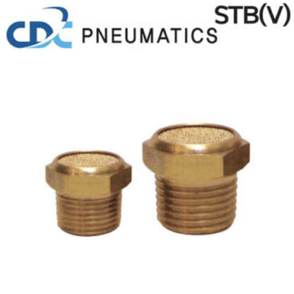 “CDC” BRASS SILENCERS<br>FLAT TYPE<br>ตัวเก็บเสียงทองเหลืองหัวตัด<br>STB(V) / BSLM SERIES